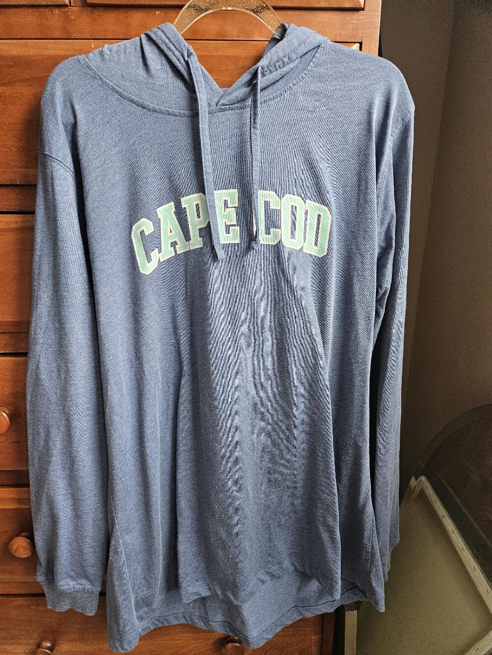 Cape Cod Hooded Pullover - Slate Blue